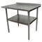 Bk Resources Work Table Stainless Steel Undershelf, Plastic feet 1.5" Riser 36"x30" SVTR-3630 - alternate 3